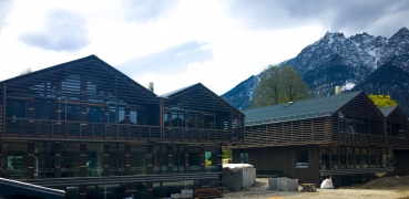 Bau von 21 Häusern für ein Hotel in Garmisch-Partenkirchen